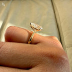 Pear Cut Solitaire Engagement Ring