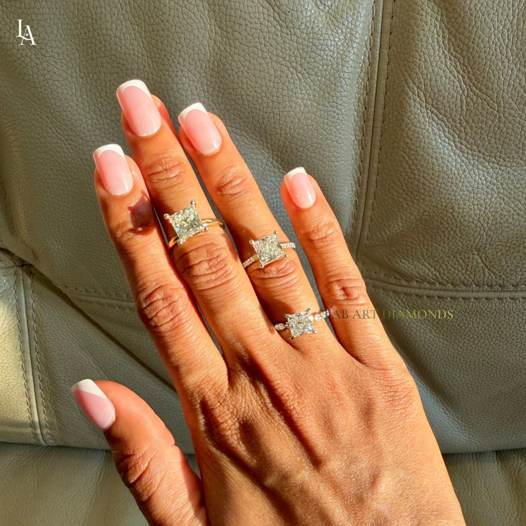 Princess Cut Solitaire Engagement Ring
