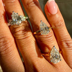 Pear Cut Solitaire Engagement Ring