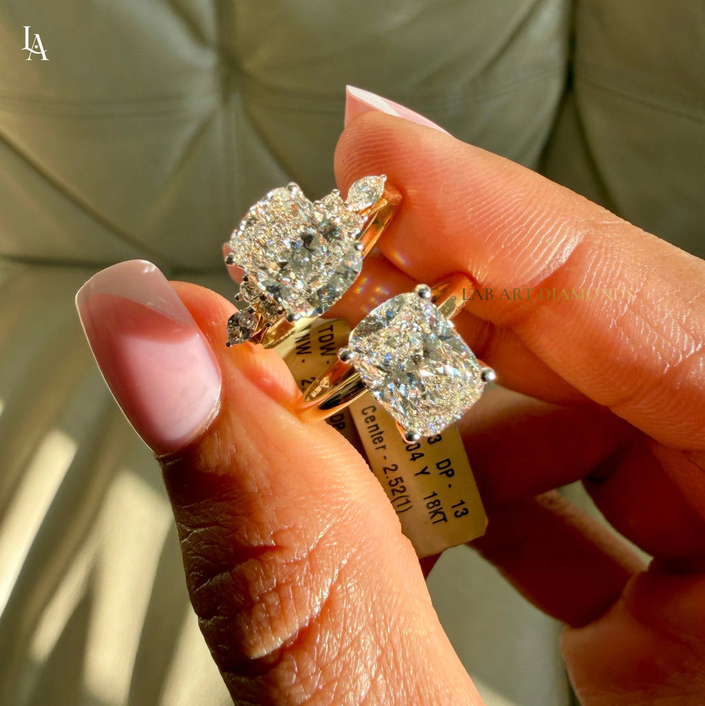 Cushion Cut Solitaire Engagement Ring