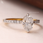 Classic Oval Cut Solitaire Engagement Ring