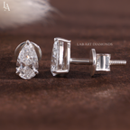 Pear Cut Stud Earrings