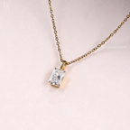 Cushion Cut Solitaire Pendent