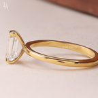 Emerald Cut Solitaire Engagement Ring