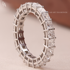 Princess Cut Full Eternity Band