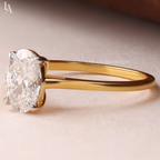 Oval Cut Solitaire Engagement Ring