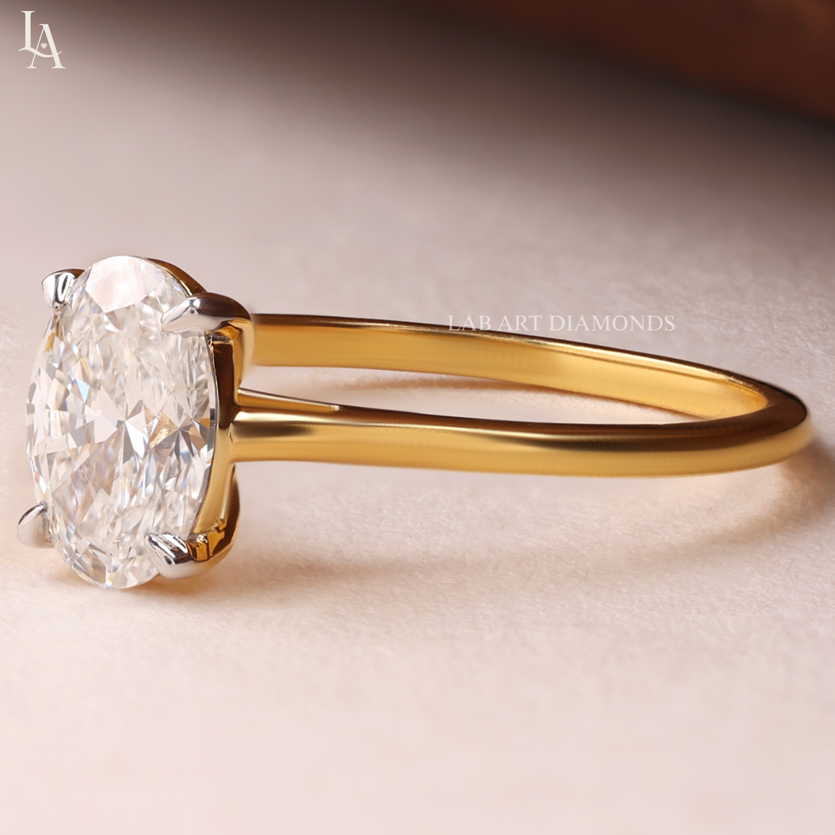 Oval Cut Solitaire Engagement Ring