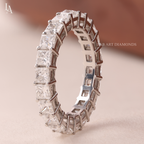 Princess Cut Full Eternity Band