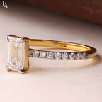 Emerald Cut Solitaire Engagement Ring