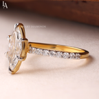 Marquise Cut Solitaire Engagement Ring