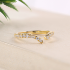 Bagutte Open Ended Stacking Art Deco Ring