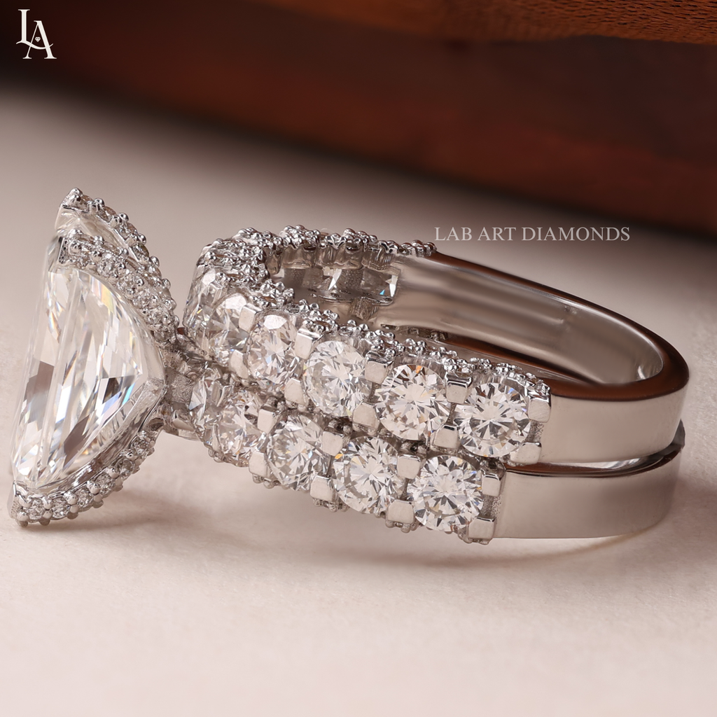 Radiant Cut Bridal Set & Engagement Ring