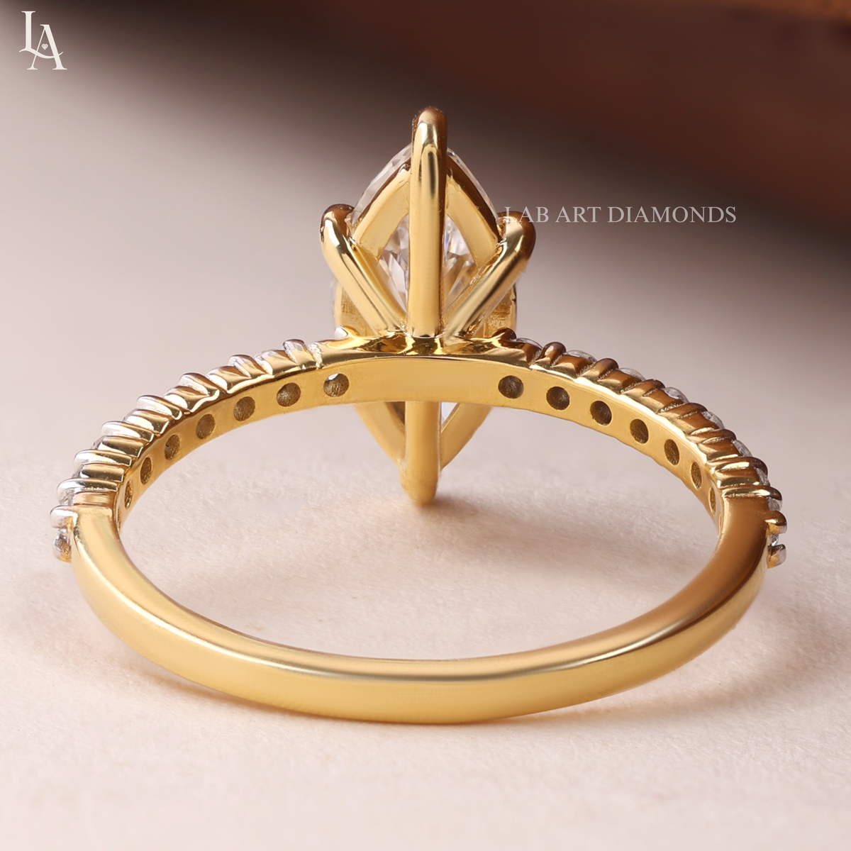 Marquise Cut Solitaire Engagement Ring