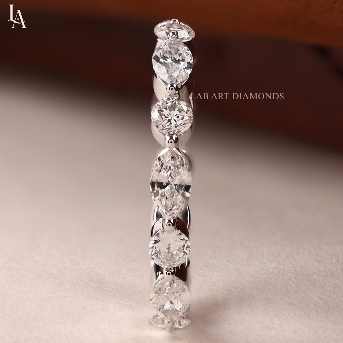 Marquise Diamond Full Eternity Ring