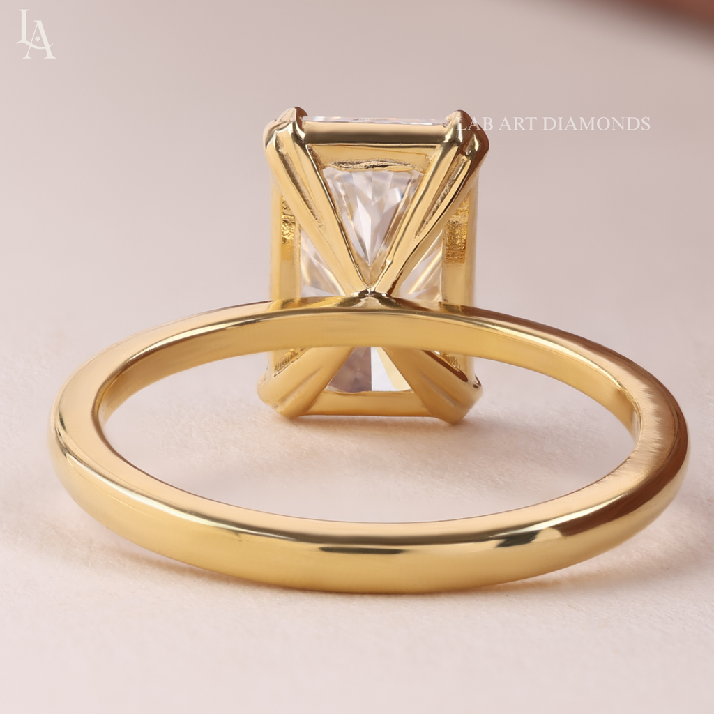 Radiant Cut Solitaire Engagement Ring