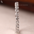 Round Cut Diamond Full Eternity Band