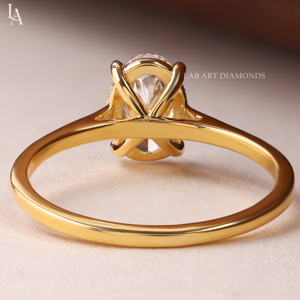 Oval Cut Solitaire Engagement Ring
