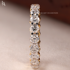 Round Cut Full Eternity Band