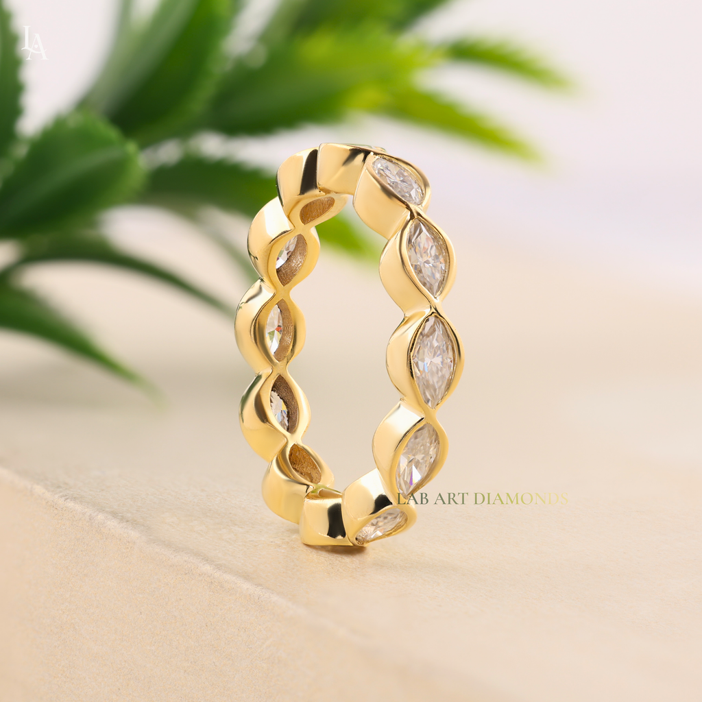 Marquise Cut Full Eternity Ring