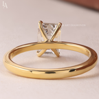 Emerald Cut Solitaire Engagement Ring