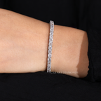 Classic Asscher Cut Tennis Bracelet