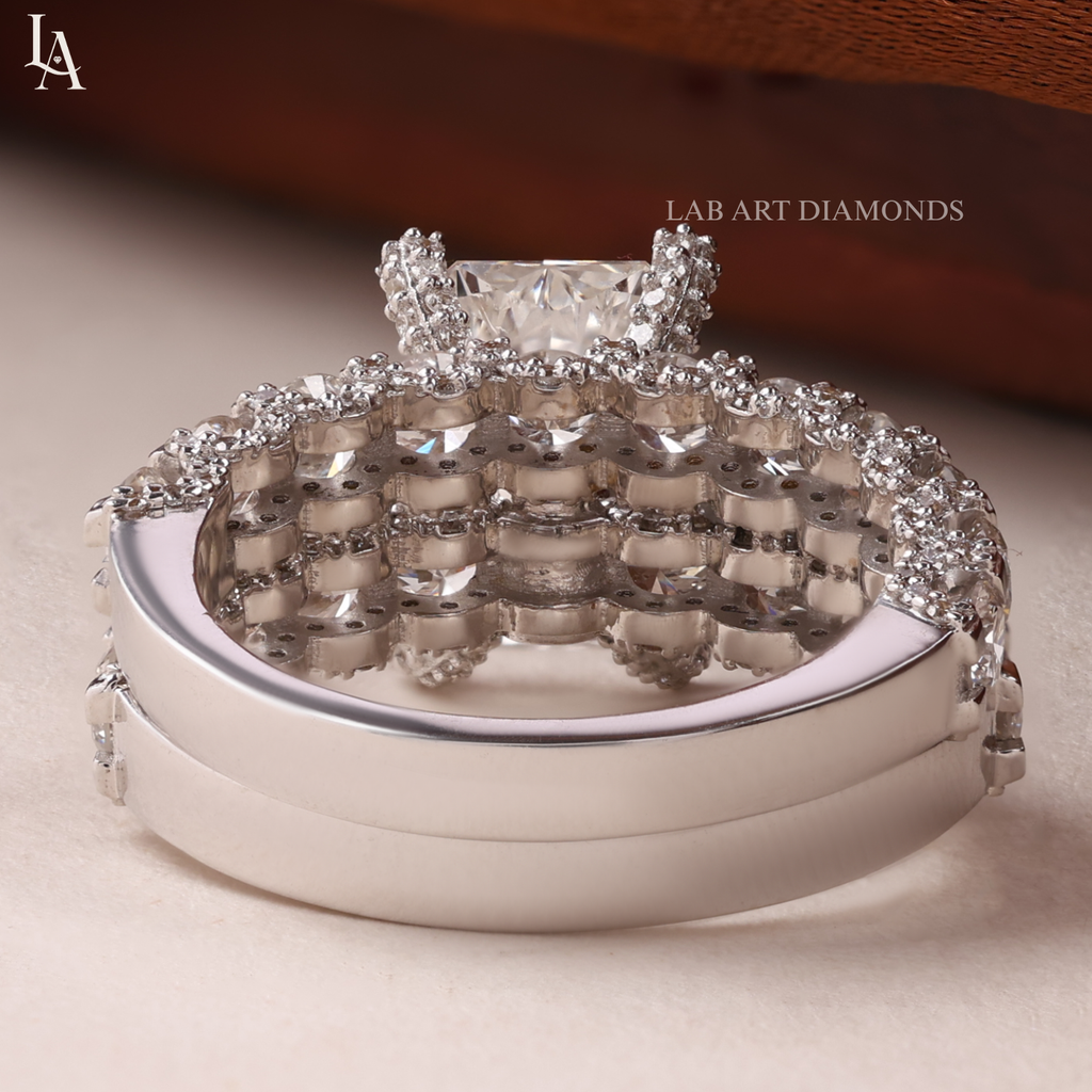 Radiant Cut Bridal Set & Engagement Ring