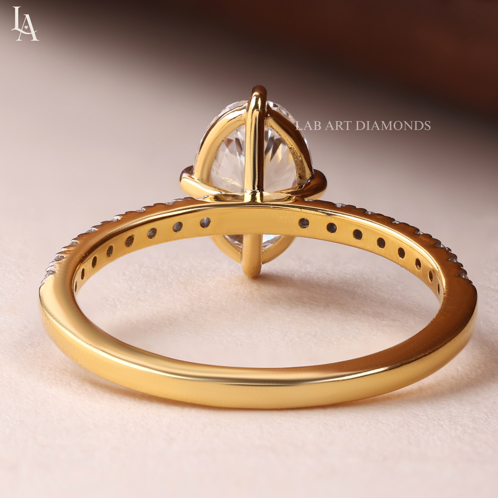Classic Oval Cut Solitaire Engagement Ring