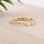 Open Cuff Ended Stacking Ring