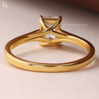 Emerald Cut Solitaire Engagement Ring