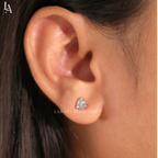 Trillion Cut Stud Earrings