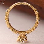 Oval Cut Vintage Milgrain Engagement Ring