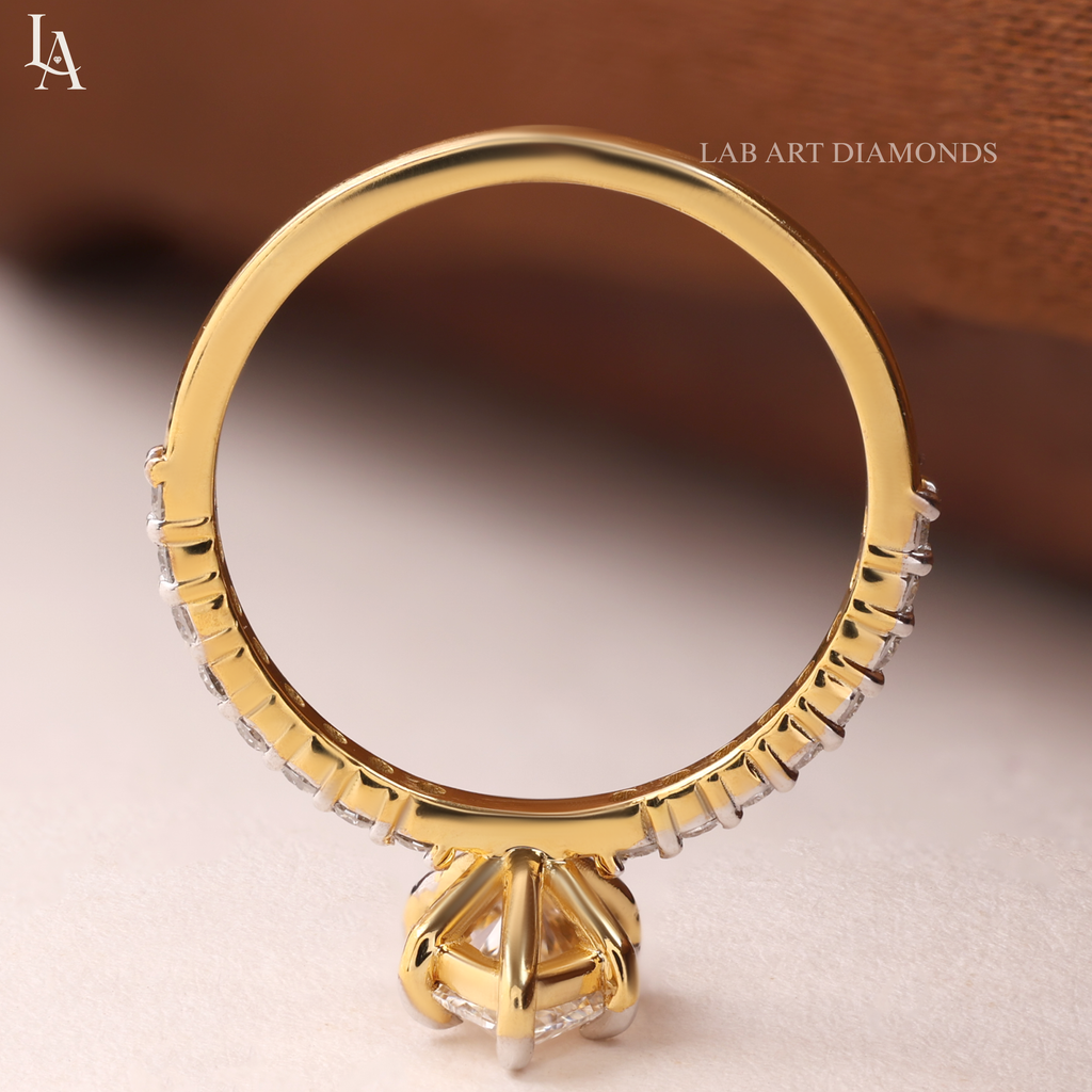 Marquise Cut Solitaire Engagement Ring