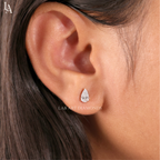 Pear Cut Stud Earrings