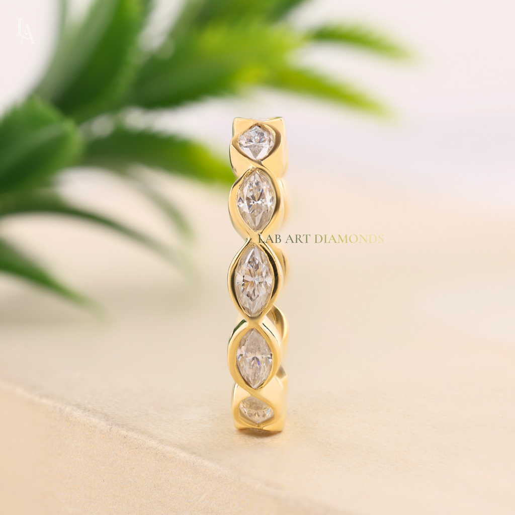 Marquise Cut Full Eternity Ring