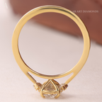Vintage Inspired Oval Cut Engagement Ring