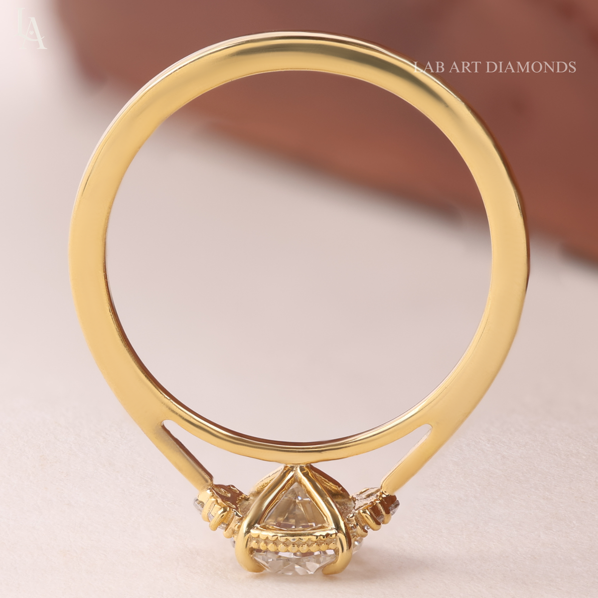Vintage Inspired Oval Cut Engagement Ring