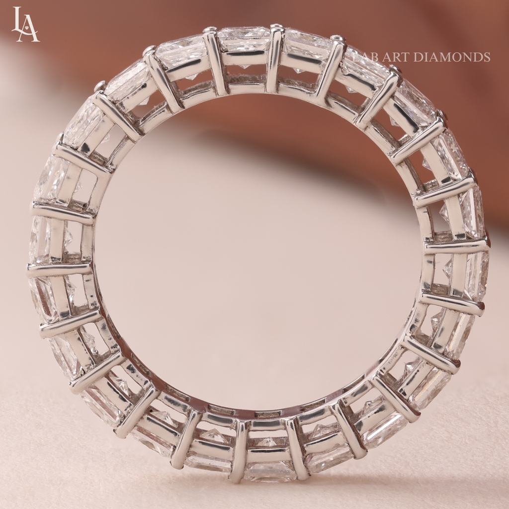 Princess Cut Full Eternity Band