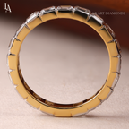 Emerald Cut Full Eternity Band