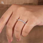 Round Cut Diamond Full Eternity Band
