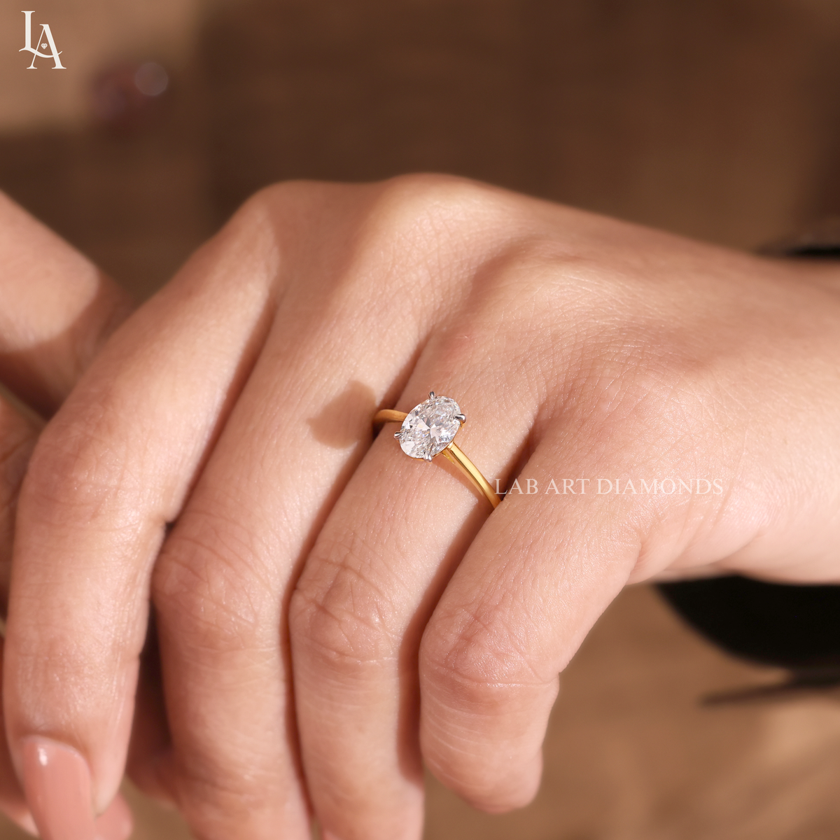 Oval Cut Solitaire Engagement Ring