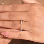 Unique Open Gap Wedding Band