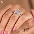 Radiant Cut Bridal Set & Engagement Ring