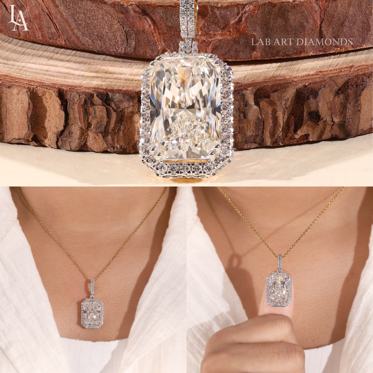 Radiant Cut Pendent