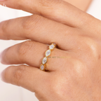 Marquise Cut Full Eternity Ring