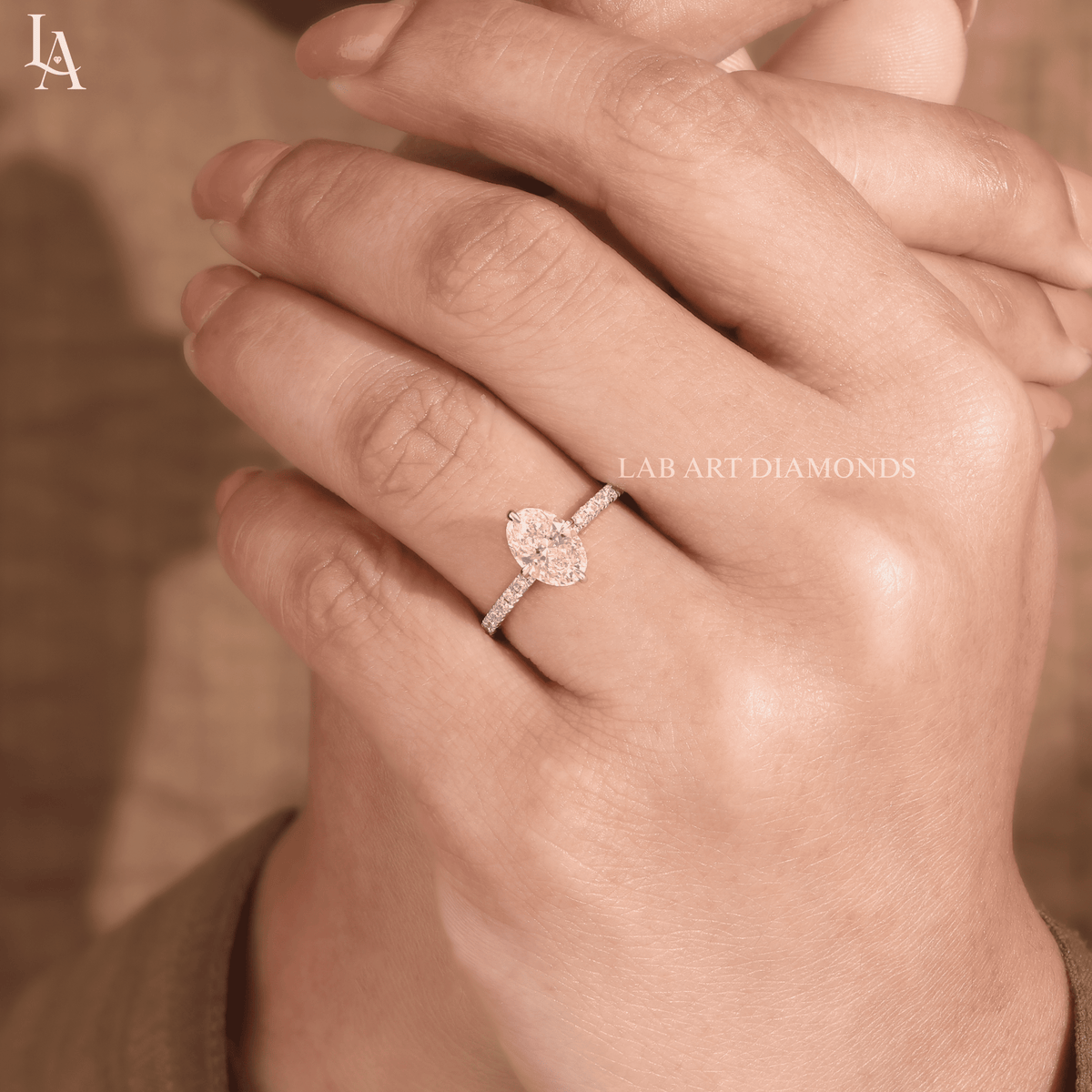 Classic Oval Cut Solitaire Engagement Ring