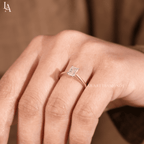 Emerald Cut Solitaire Engagement Ring
