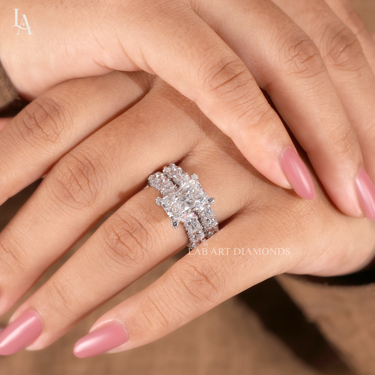 Radiant Cut Bridal Set & Engagement Ring