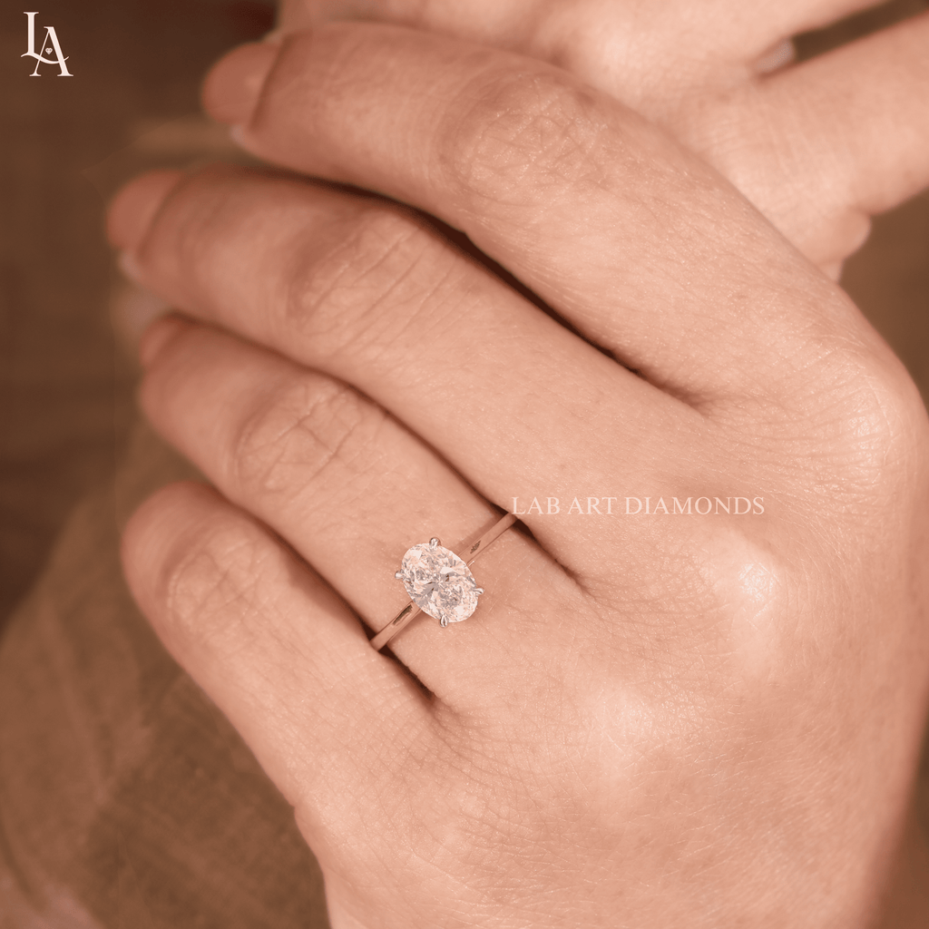Oval Cut Solitaire Engagement Ring
