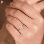 Oval Cut Solitaire Engagement Ring