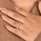 Round Cut Full Eternity Band